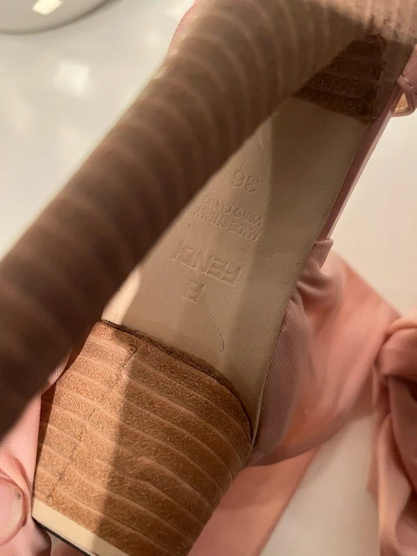 Fendi non-lucite Cinderella heel (36)