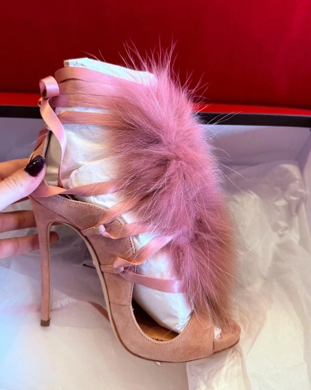 Dsquared2 Fur Riri heels (37)