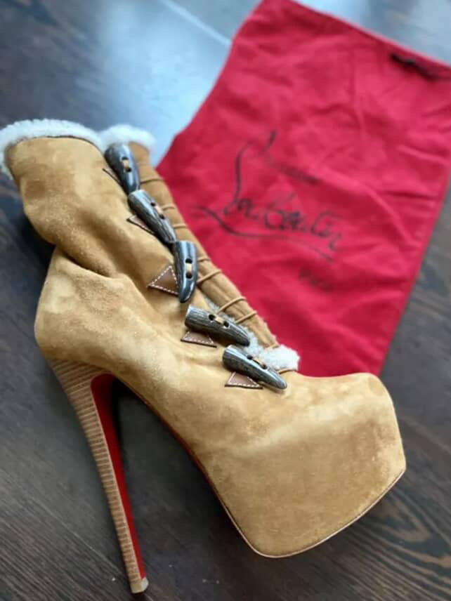 Louboutin Shearling Boots (35.5)