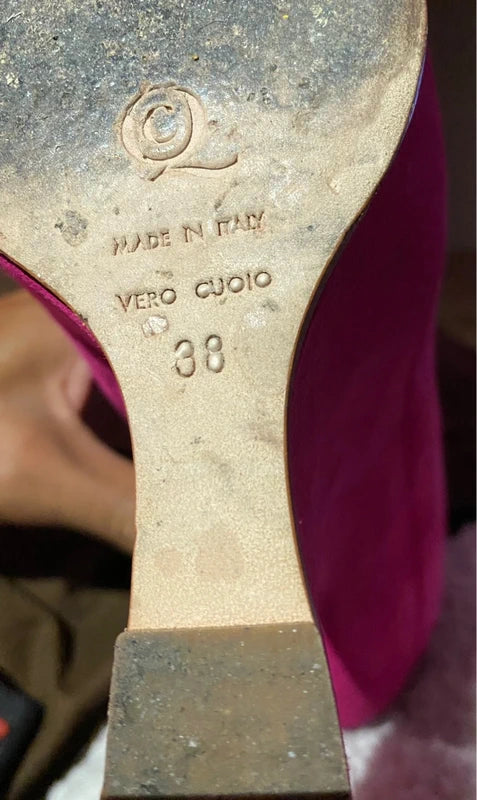 Pink McQueen Wedge heels