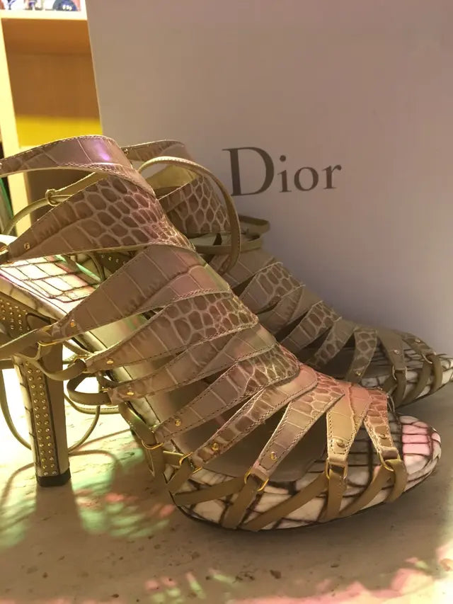 Dior S/S2009 Croc Heels (39)