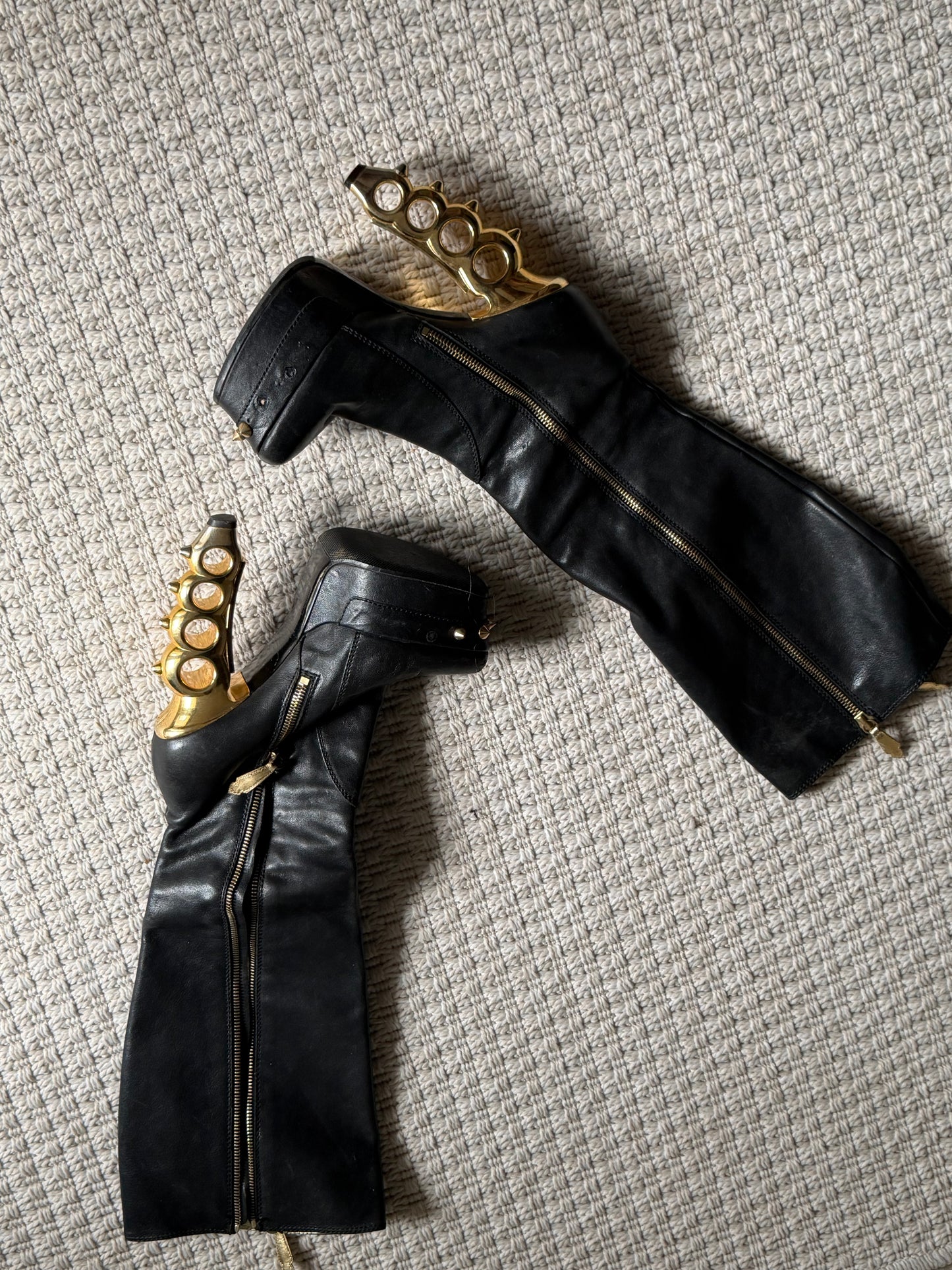 Dsquared Brass knuckle boots