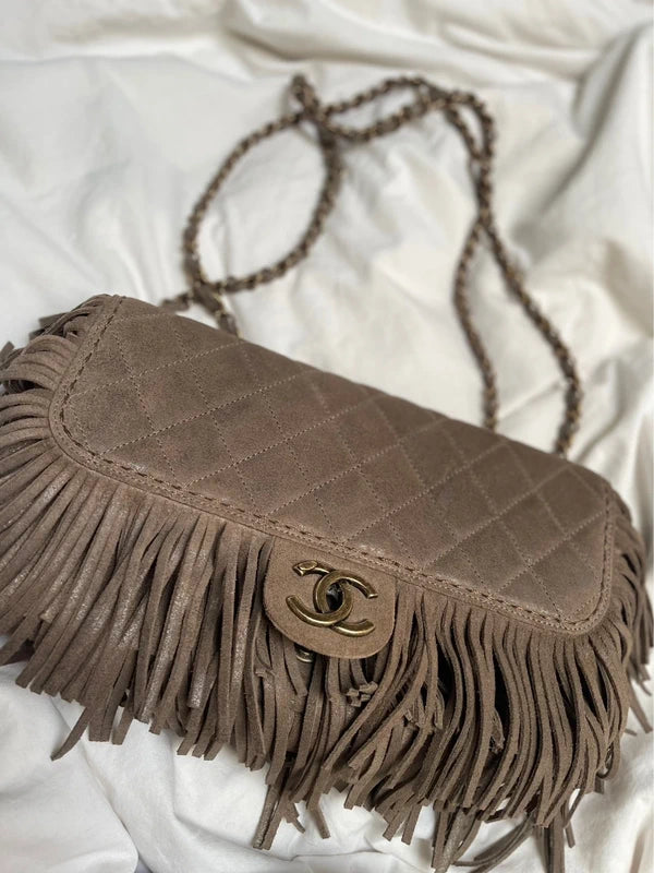 Chanel Paris-Dallas Suede Fringe Flap Bag