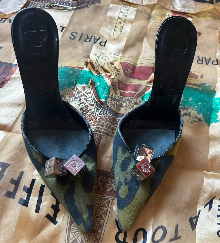 Dior Dice Mules (36)