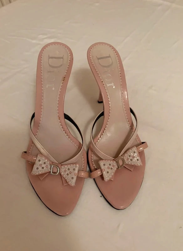 Dior bow heels (40)