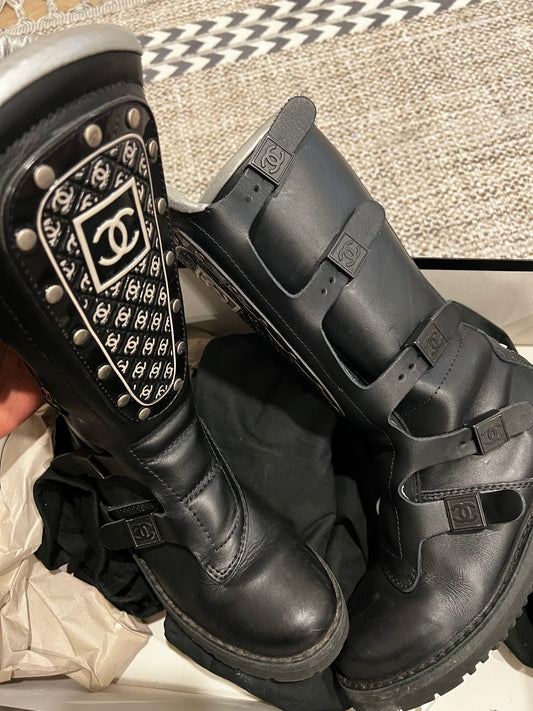 Moto boots Chanel (39)