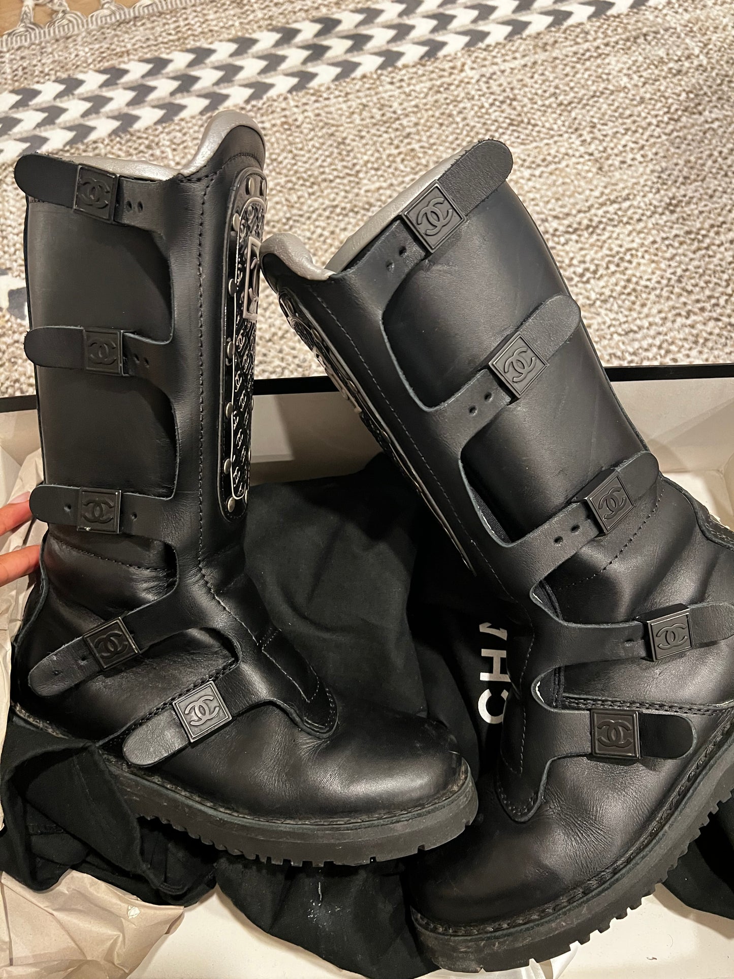 Moto boots Chanel (39)