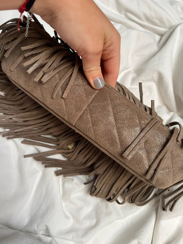 Chanel Paris-Dallas Suede Fringe Flap Bag