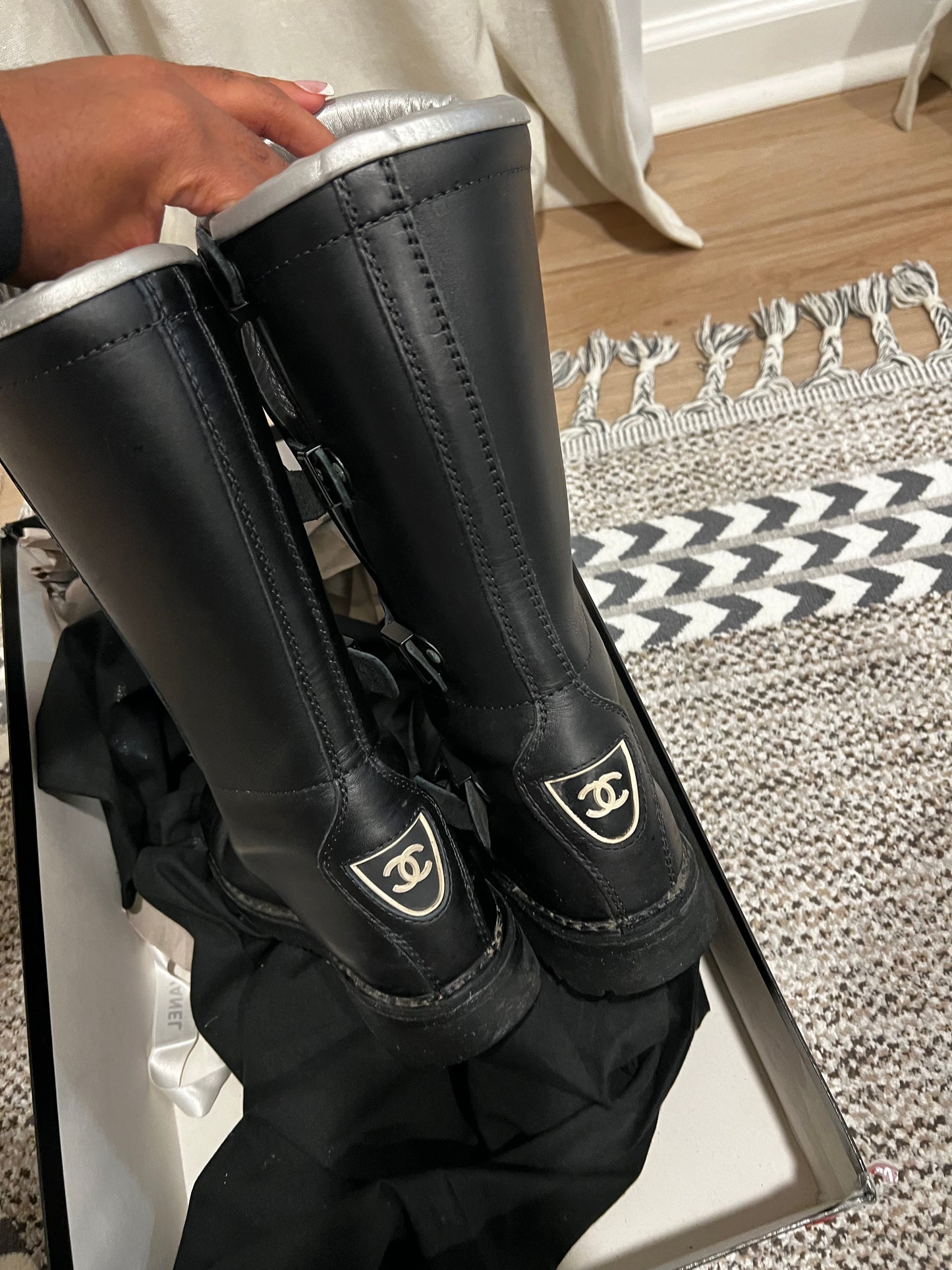 Moto boots Chanel (39)