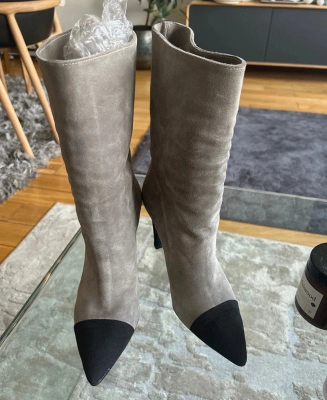 Coco Chanel Suede boots (41)