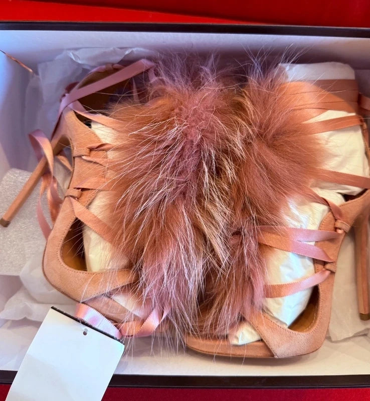 Dsquared2 Fur Riri heels (37)