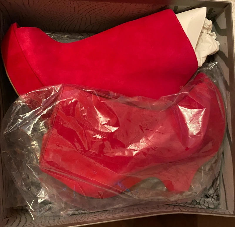 Pink McQueen Wedge heels