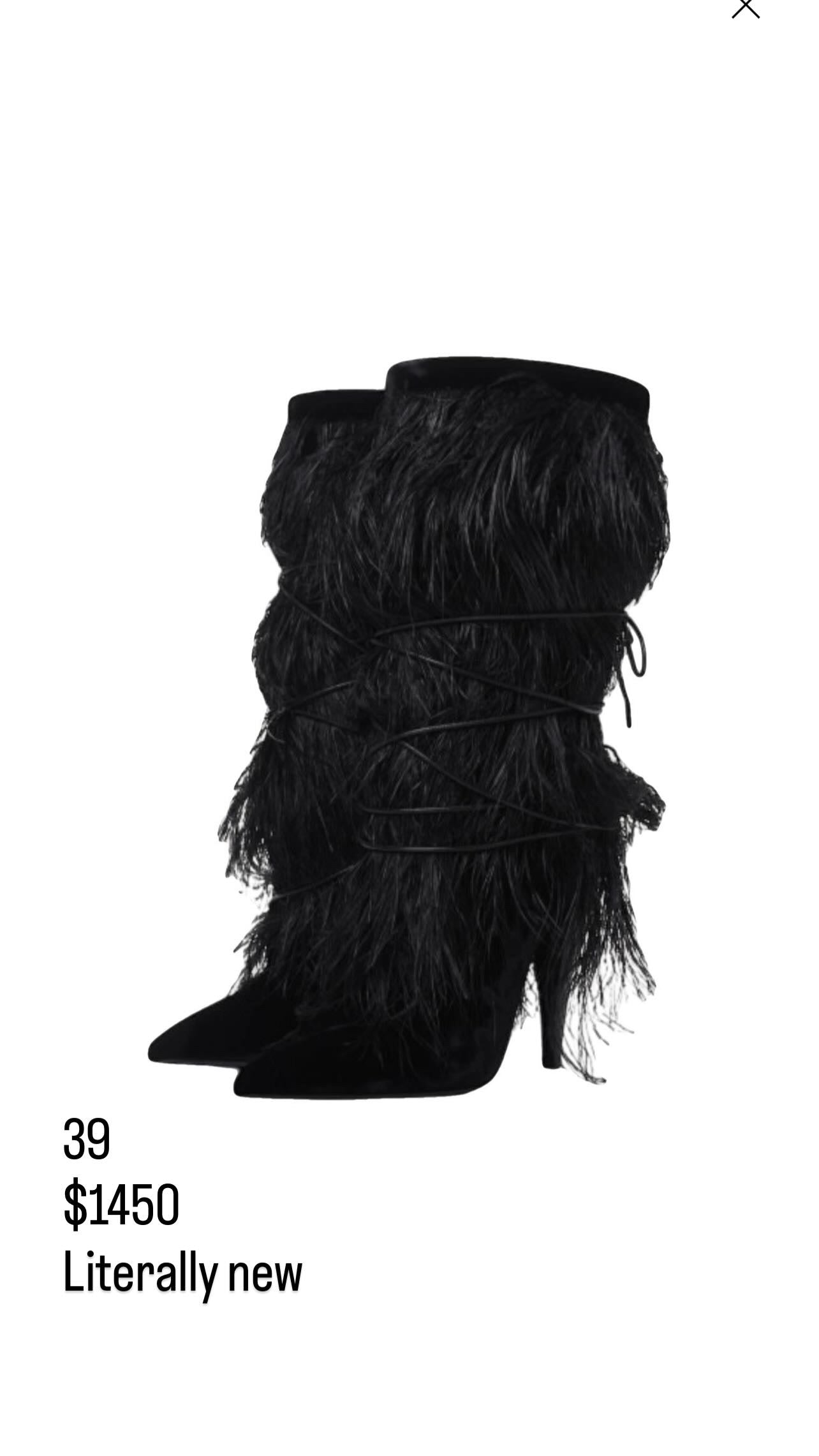 YSL Yeti boot (38, shorter version)