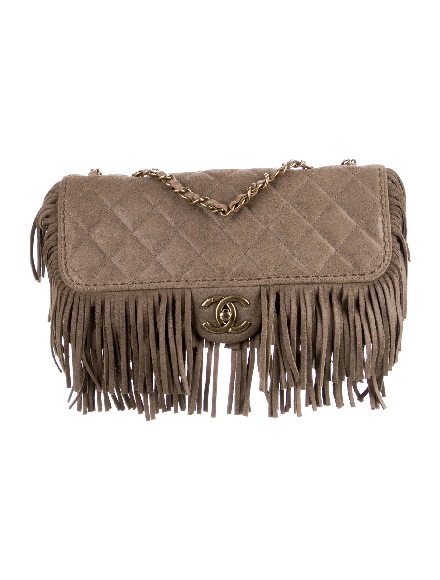 Chanel Paris-Dallas Suede Fringe Flap Bag