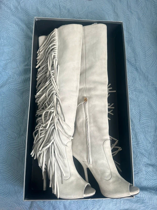 Giuseppe Fringe Boots (40)