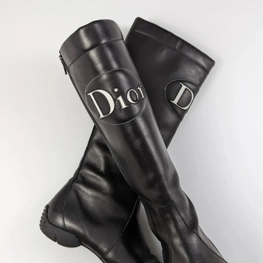 Dior Leather Boots (37.5)