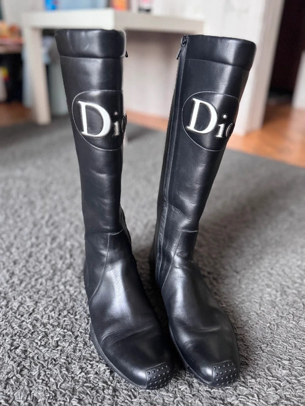 Dior Leather Boots (37.5)