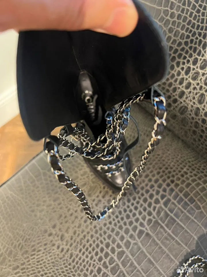 Chanel F/W 2013 Moto Boots (38)