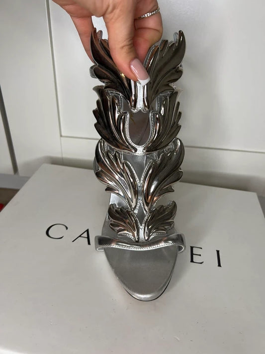 Giuseppe Silver Coline Winged Heel (37)
