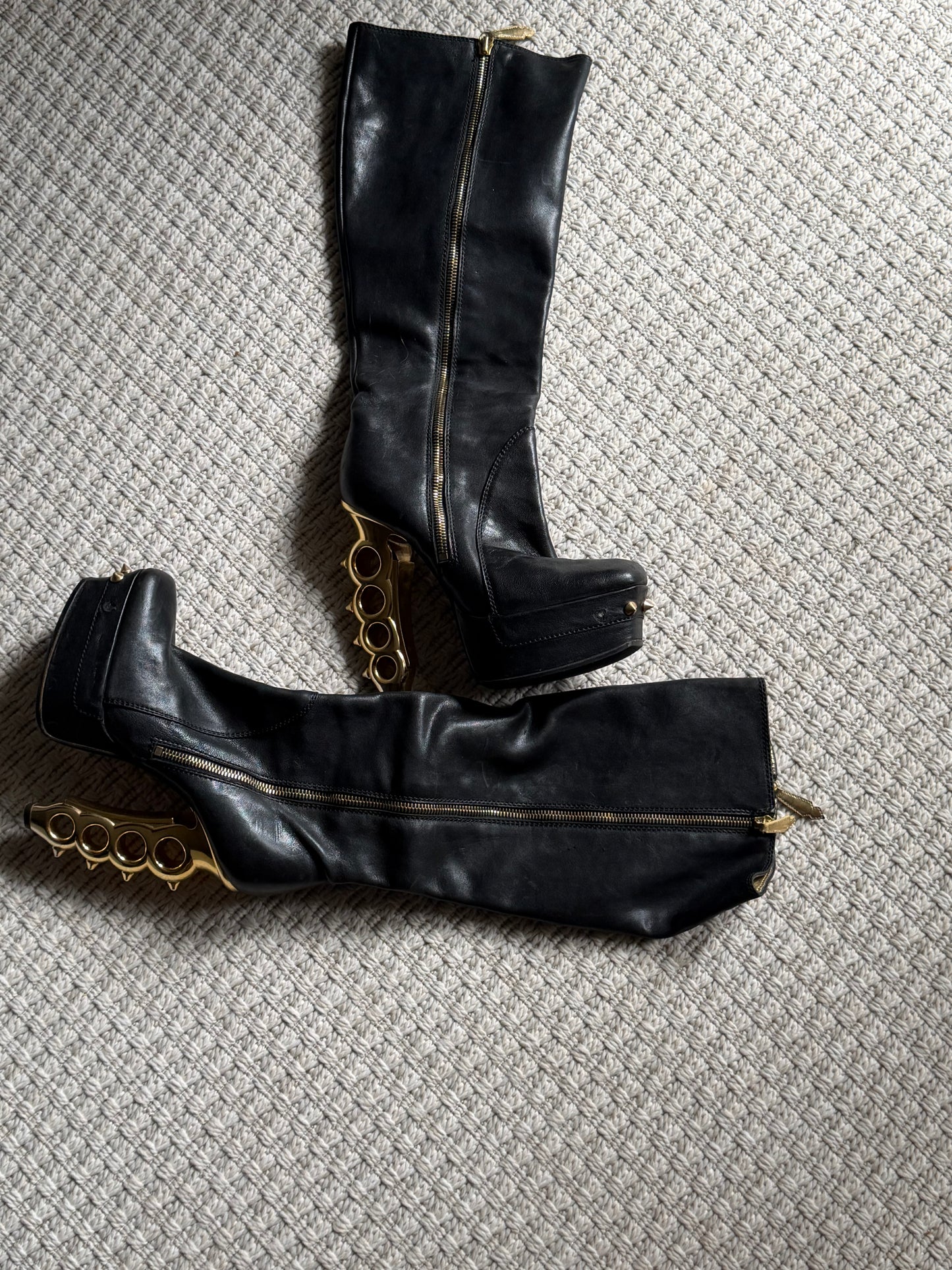Dsquared Brass knuckle boots