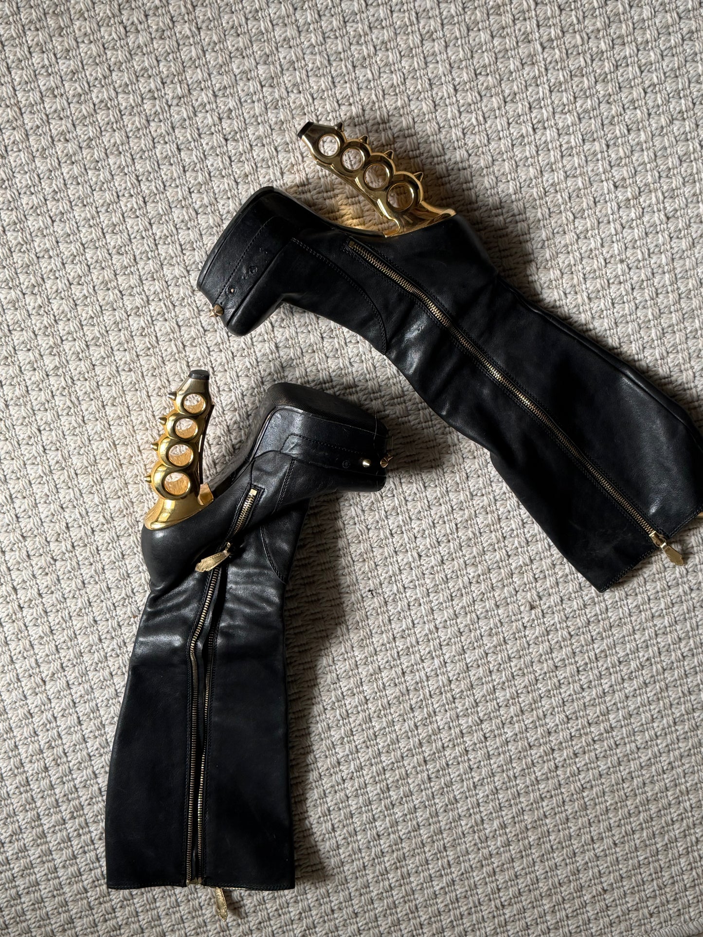 Dsquared Brass knuckle boots