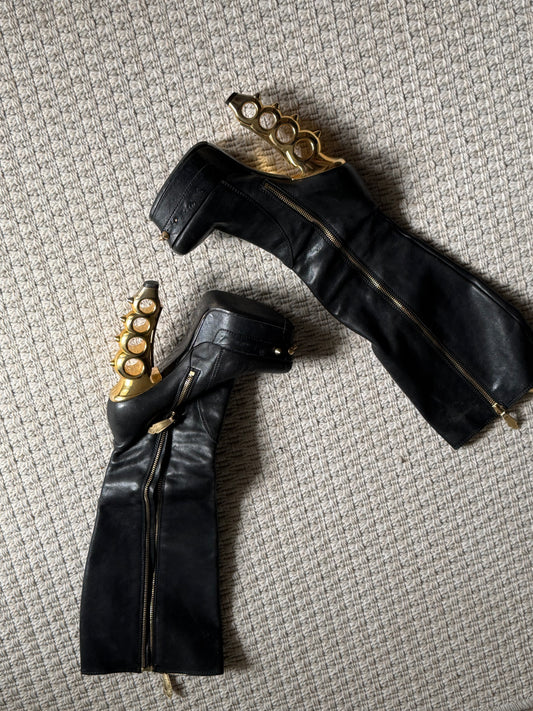 Dsquared Brass knuckle boots