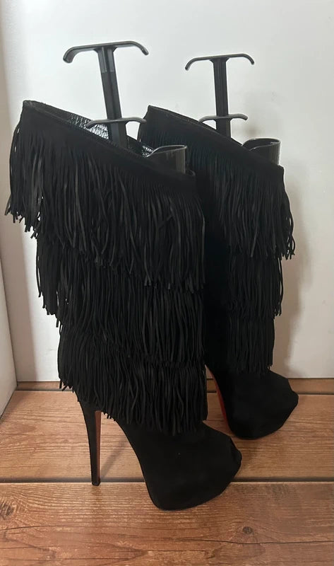 Tina Highness Fringe Louboutin (38.5)