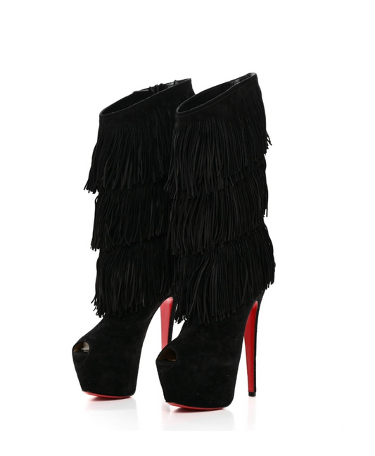Tina Highness Fringe Louboutin (38.5)