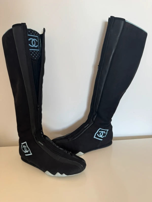 Rare Chanel Moto Boots (37)
