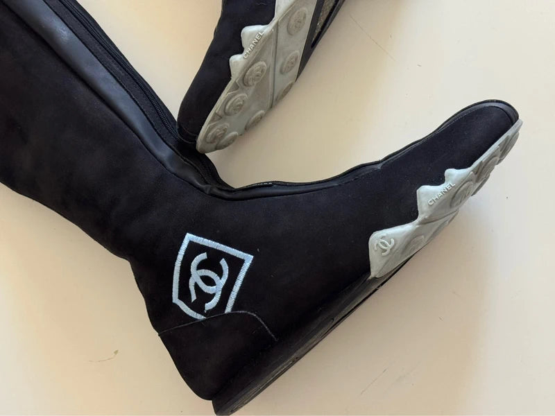 Rare Chanel Moto Boots (37)